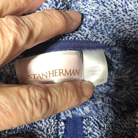 Stan Herman zip up front xxl fleece - Picture 6 of 8